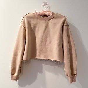 Cropped sweatshirt